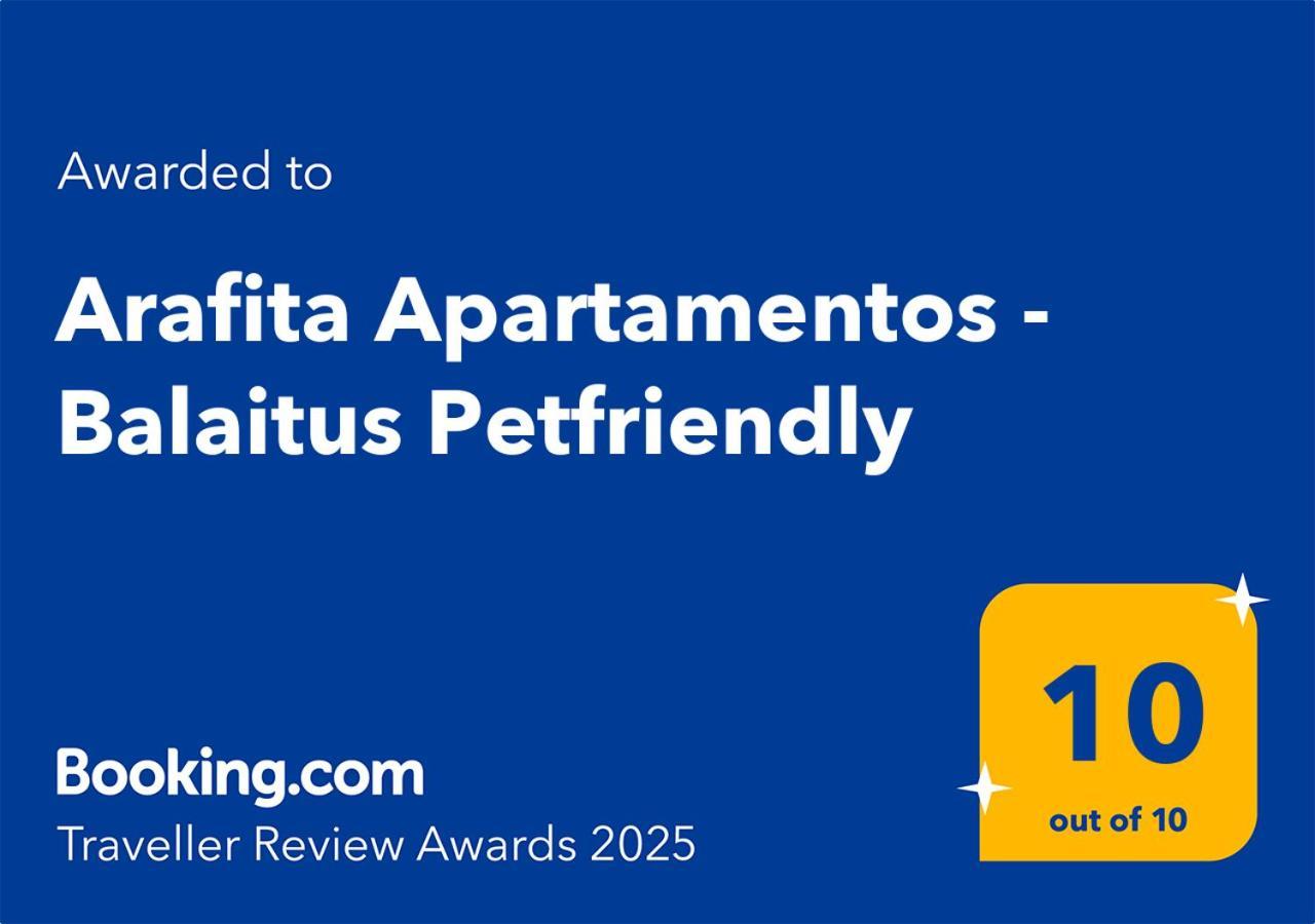 Balaitus Petfriendly - Arafita Apartamentos Сальент-де-Гальего Экстерьер фото